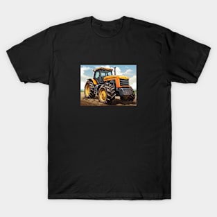 Tractor Country Road Trucking Vintage Agriculture Farm Farmer T-Shirt